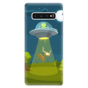 Odolné silikonové pouzdro iSaprio - Alien 01 - Samsung Galaxy S10+ vyobraziť