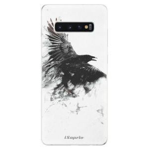 Odolné silikonové pouzdro iSaprio - Dark Bird 01 - Samsung Galaxy S10+ vyobraziť