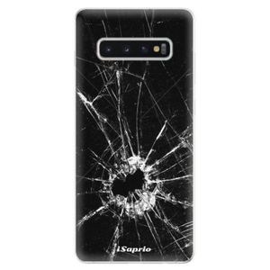 Odolné silikonové pouzdro iSaprio - Broken Glass 10 - Samsung Galaxy S10+ vyobraziť
