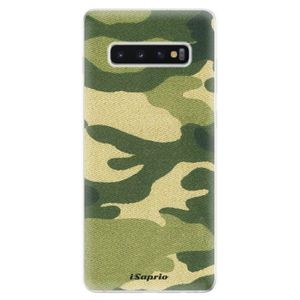 Odolné silikonové pouzdro iSaprio - Green Camuflage 01 - Samsung Galaxy S10+ vyobraziť