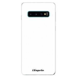 Odolné silikonové pouzdro iSaprio - 4Pure - bílý - Samsung Galaxy S10 vyobraziť