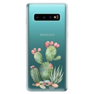 Odolné silikonové pouzdro iSaprio - Cacti 01 - Samsung Galaxy S10 vyobraziť