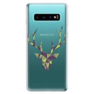 Odolné silikonové pouzdro iSaprio - Deer Green - Samsung Galaxy S10 vyobraziť