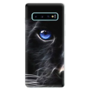 Odolné silikonové pouzdro iSaprio - Black Puma - Samsung Galaxy S10 vyobraziť
