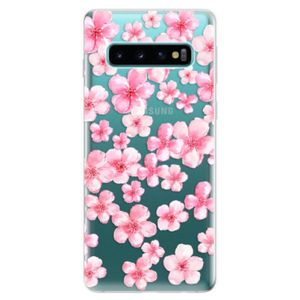 Odolné silikonové pouzdro iSaprio - Flower Pattern 05 - Samsung Galaxy S10 vyobraziť