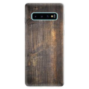 Odolné silikonové pouzdro iSaprio - Old Wood - Samsung Galaxy S10 vyobraziť