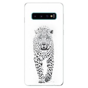 Odolné silikonové pouzdro iSaprio - White Jaguar - Samsung Galaxy S10 vyobraziť