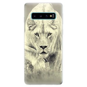 Odolné silikonové pouzdro iSaprio - Lioness 01 - Samsung Galaxy S10 vyobraziť