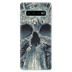 Odolné silikonové pouzdro iSaprio - Abstract Skull - Samsung Galaxy S10 vyobraziť