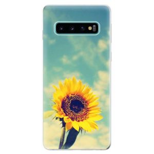 Odolné silikonové pouzdro iSaprio - Sunflower 01 - Samsung Galaxy S10 vyobraziť