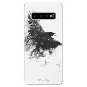 Odolné silikonové pouzdro iSaprio - Dark Bird 01 - Samsung Galaxy S10 vyobraziť