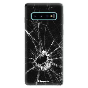 Odolné silikonové pouzdro iSaprio - Broken Glass 10 - Samsung Galaxy S10 vyobraziť