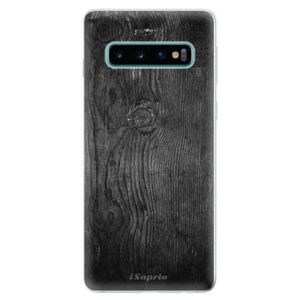 Odolné silikonové pouzdro iSaprio - Black Wood 13 - Samsung Galaxy S10 vyobraziť