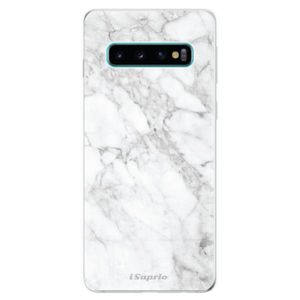 Odolné silikonové pouzdro iSaprio - SilverMarble 14 - Samsung Galaxy S10 vyobraziť