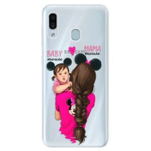 Silikónové puzdro iSaprio - Mama Mouse Brunette and Girl - Samsung Galaxy A30 vyobraziť