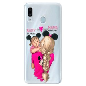 Silikónové puzdro iSaprio - Mama Mouse Blond and Girl - Samsung Galaxy A30 vyobraziť