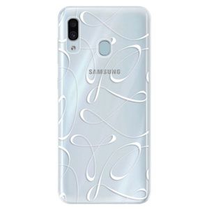 Silikónové puzdro iSaprio - Fancy - white - Samsung Galaxy A30 vyobraziť