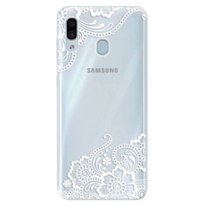 Silikónové puzdro iSaprio - White Lace 02 - Samsung Galaxy A30 vyobraziť