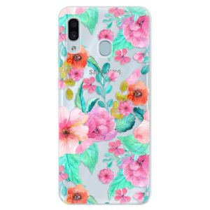 Silikónové puzdro iSaprio - Flower Pattern 01 - Samsung Galaxy A30 vyobraziť