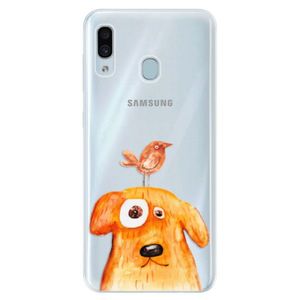 Silikónové puzdro iSaprio - Dog And Bird - Samsung Galaxy A30 vyobraziť