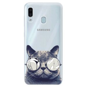 Silikónové puzdro iSaprio - Crazy Cat 01 - Samsung Galaxy A30 vyobraziť