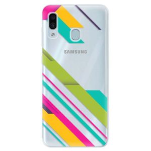 Silikónové puzdro iSaprio - Color Stripes 03 - Samsung Galaxy A30 vyobraziť