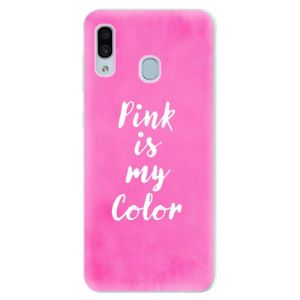 Silikónové puzdro iSaprio - Pink is my color - Samsung Galaxy A30 vyobraziť