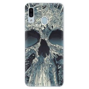 Silikónové puzdro iSaprio - Abstract Skull - Samsung Galaxy A30 vyobraziť