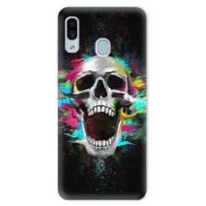 Silikónové puzdro iSaprio - Skull in Colors - Samsung Galaxy A30 vyobraziť