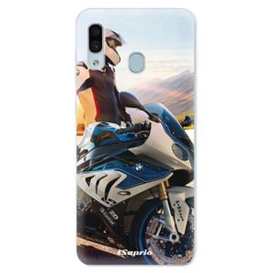 Silikónové puzdro iSaprio - Motorcycle 10 - Samsung Galaxy A30 vyobraziť