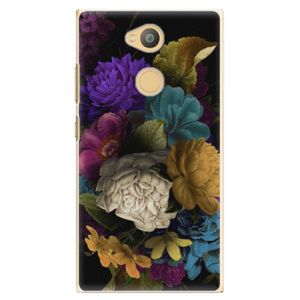 Plastové puzdro iSaprio - Dark Flowers - Sony Xperia L2 vyobraziť