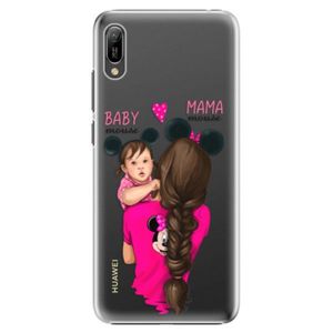 Plastové puzdro iSaprio - Mama Mouse Brunette and Girl - Huawei Y6 2019 vyobraziť