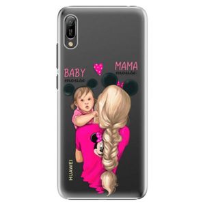 Plastové puzdro iSaprio - Mama Mouse Blond and Girl - Huawei Y6 2019 vyobraziť