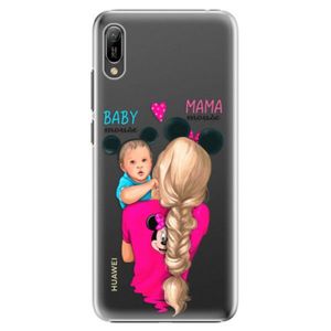Plastové puzdro iSaprio - Mama Mouse Blonde and Boy - Huawei Y6 2019 vyobraziť