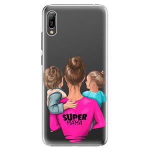 Plastové puzdro iSaprio - Super Mama - Boy and Girl - Huawei Y6 2019 vyobraziť