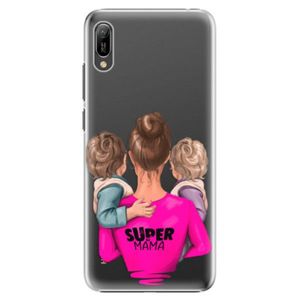 Plastové puzdro iSaprio - Super Mama - Two Boys - Huawei Y6 2019 vyobraziť