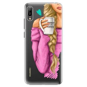 Plastové puzdro iSaprio - My Coffe and Blond Girl - Huawei Y6 2019 vyobraziť