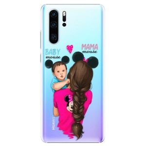 Plastové puzdro iSaprio - Mama Mouse Brunette and Boy - Huawei P30 Pro vyobraziť