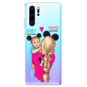 Plastové puzdro iSaprio - Mama Mouse Blonde and Boy - Huawei P30 Pro vyobraziť