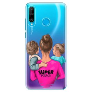 Plastové puzdro iSaprio - Super Mama - Boy and Girl - Huawei P30 Lite vyobraziť