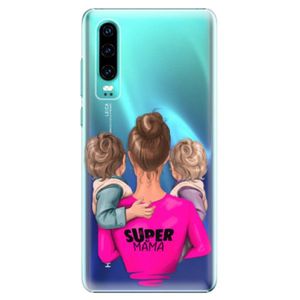 Plastové puzdro iSaprio - Super Mama - Two Boys - Huawei P30 vyobraziť