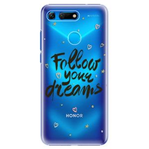 Plastové puzdro iSaprio - Follow Your Dreams - black - Huawei Honor View 20 vyobraziť