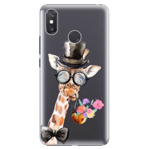 Plastové puzdro iSaprio - Sir Giraffe - Xiaomi Mi Max 3 vyobraziť