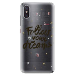 Plastové puzdro iSaprio - Follow Your Dreams - black - Xiaomi Mi 8 Pro vyobraziť