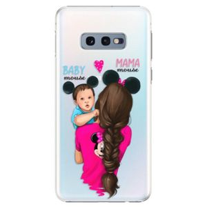 Plastové puzdro iSaprio - Mama Mouse Brunette and Boy - Samsung Galaxy S10e vyobraziť