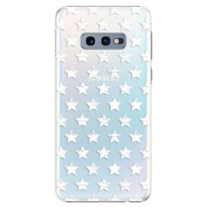 Plastové puzdro iSaprio - Stars Pattern - white - Samsung Galaxy S10e vyobraziť