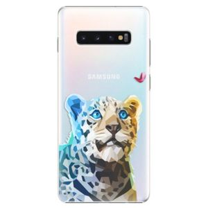 Plastové puzdro iSaprio - Leopard With Butterfly - Samsung Galaxy S10+ vyobraziť