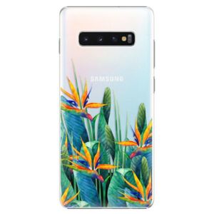 Plastové puzdro iSaprio - Exotic Flowers - Samsung Galaxy S10+ vyobraziť