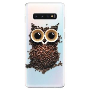 Plastové puzdro iSaprio - Owl And Coffee - Samsung Galaxy S10+ vyobraziť