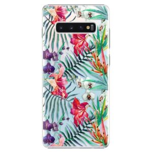 Plastové puzdro iSaprio - Flower Pattern 03 - Samsung Galaxy S10+ vyobraziť